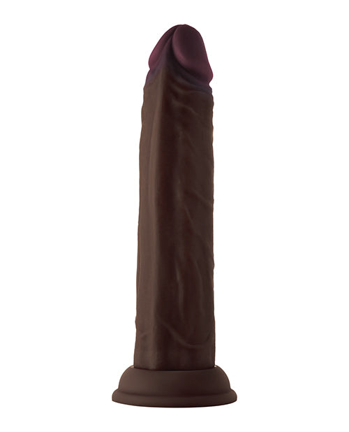 Shaft Shaft Model J Flexskin Liquid Silicone 8.5" Dong - Mahogany - Image 2
