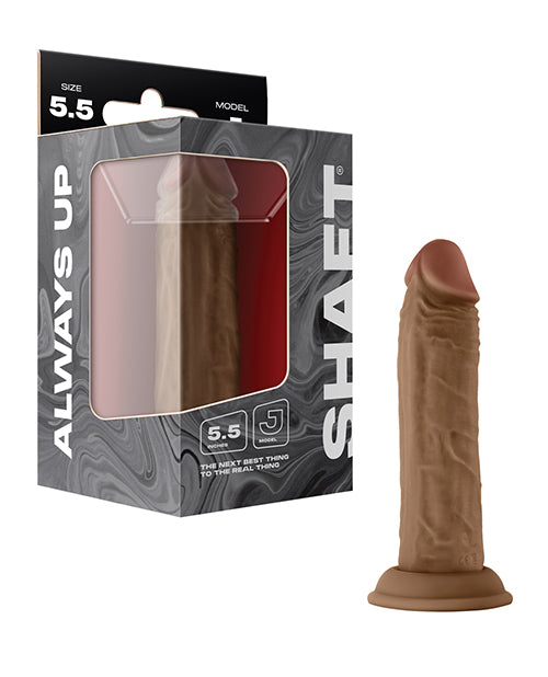 Shaft Shaft Model J Flexskin Liquid Silicone 5.5" Dong - Oak - Image 2