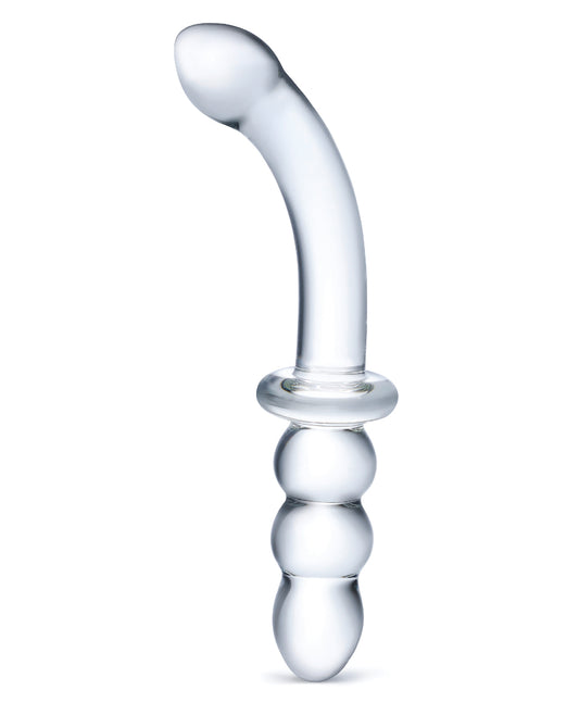Glas Glas 8" Ribbed G-Spot Glass Dildo - Image 2