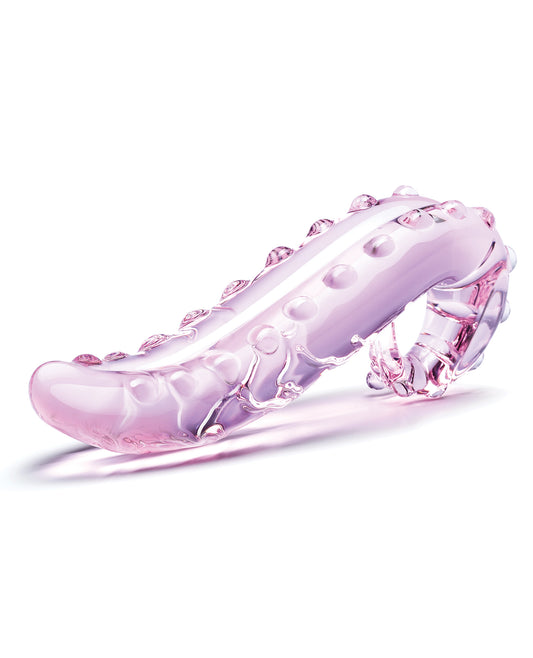 Glas Glas 6" Lick-it Glass Dildo - Pink - Image 2