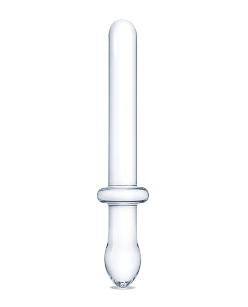 Glas Glas 9.25" Classic Smooth Dual Ended Dildo - Clear - Image 2