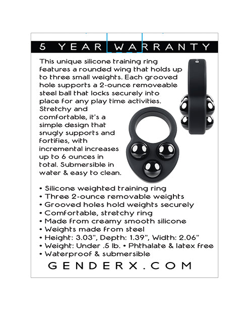 Gender X Gender X Workout Ring - Black - Image 2