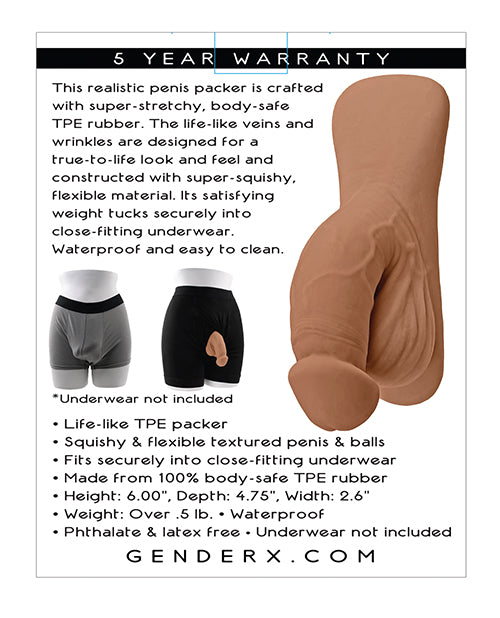 Gender X Gender X 4" Packer - Tan - Image 2
