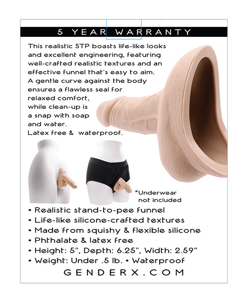 Gender X Gender X Silicone Stand To Pee - Light - Image 2