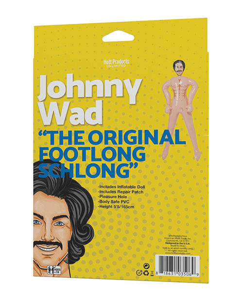 Hott Products Johnny Wad w/Large Penis Blow Up Doll - Image 2