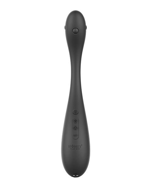 Honey Play Box Puff App-Controlled Inflatable Kegel Ball - Black - Image 2