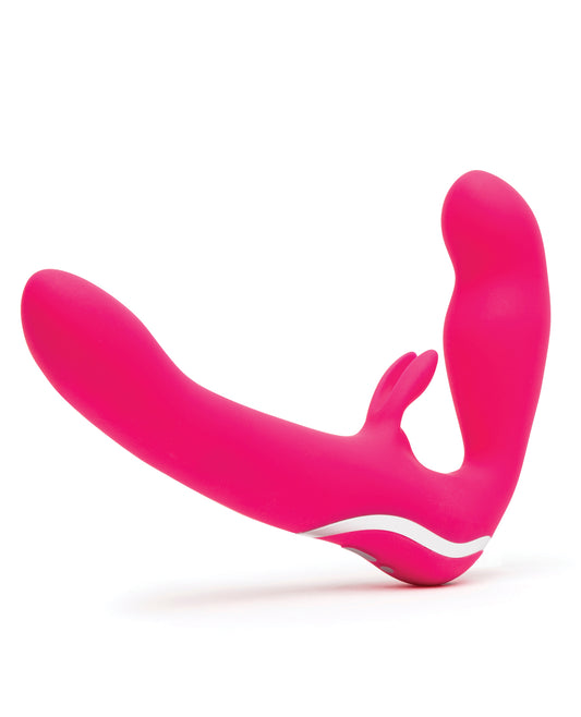 Happy Rabbit Happy Rabbit Strapless Strap on Rabbit Vibe - Pink - Image 2