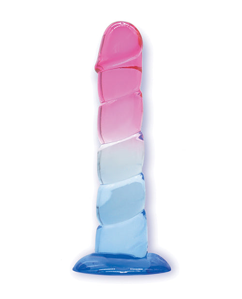 Shades Shades Jelly Swirl TPR Gradient Dong Small - Pink/Blue - Image 2