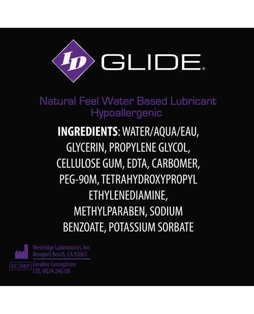 ID Glide ID Glide Water Based Lubricant - 8.5 oz Flip Cap Bottle - Image 2