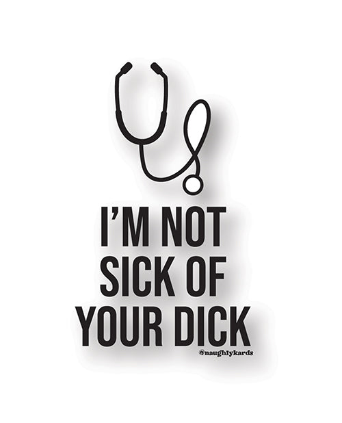 Kush Kards Sick Dick Naughty Sticker - Pack of 3 - Image 2