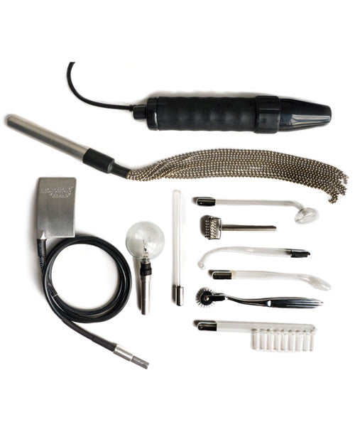 Kinklab KinkLab Agent Noir Electro Erotic Neon Wand Kit - Image 2