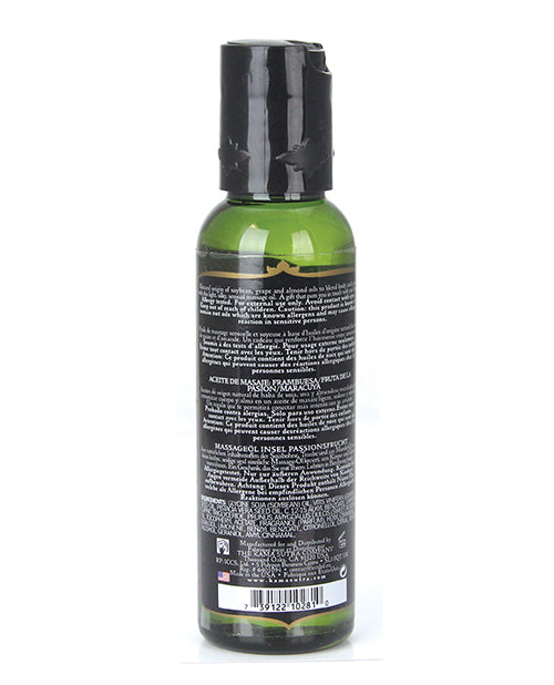 Kama Sutra Kama Sutra Naturals Massage Oil - 2 oz Island Passion Berry - Image 2