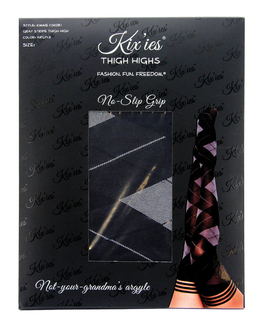 Kixies Kix'ies Kimmie Argyle Thigh High Argyle C - Image 2