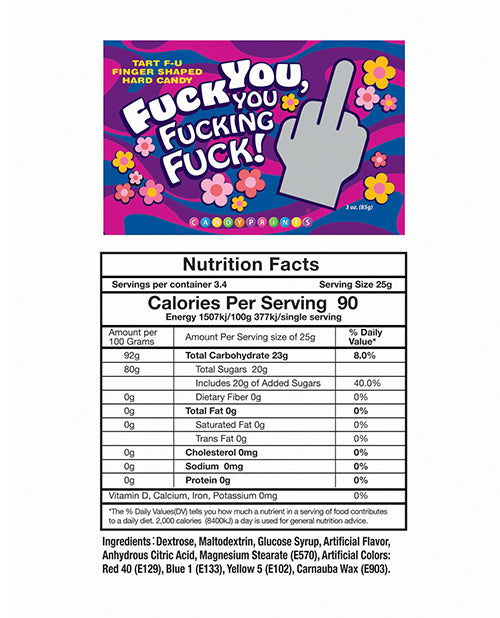 Little Genie Fuck You You Fucking Fuck 3 oz Bag - Image 2
