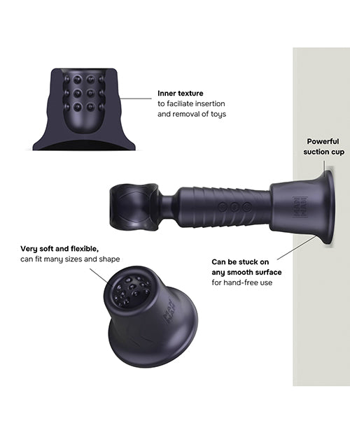 Manwan Manwan Holden Suction Cup Wand Holder - Black Plum - Image 2