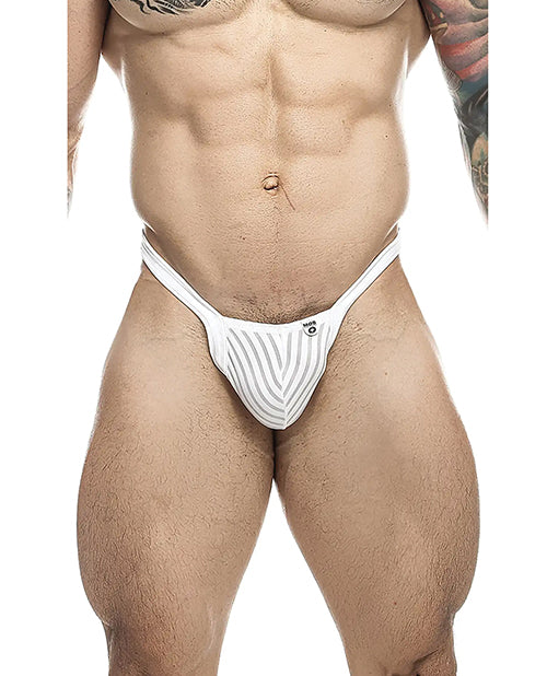 MaleBasics Male Basics Y Buns Thong White Sheer XL - Image 2