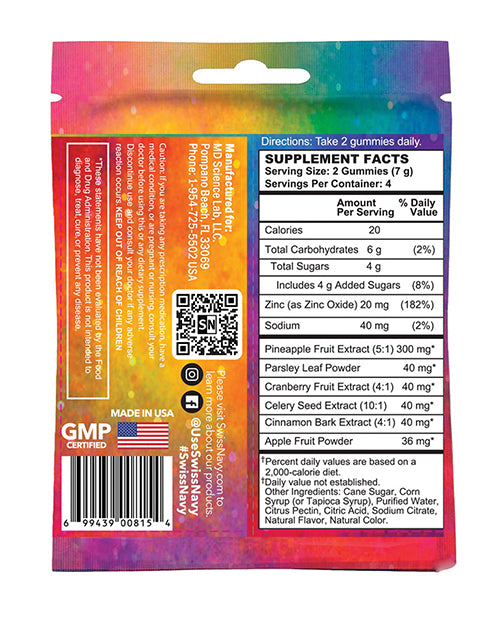 Swiss Navy Yummy Cummy Gummies 4 ct Packet