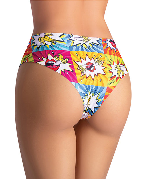 Mememe Mememe Comics Curious Girl Printed Slip XL - Image 2