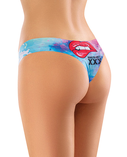Mememe Mememe Cabal Jade Printed Thong XL - Image 2