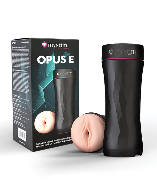 Mystim Mystim Opus E Vagina - Black - Image 2