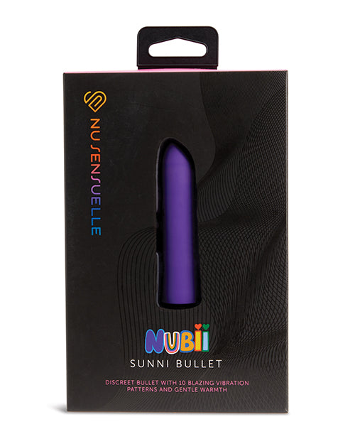 Nu Sensuelle Nu Sensuelle Sunni Nubii Warming Bullet - Purple - Image 2
