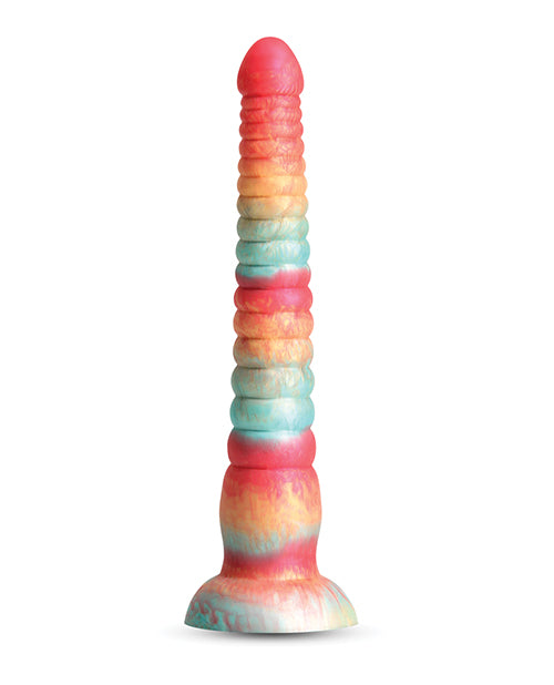 Colours Colours Stacked 9" Dildo - Red/Gold - Image 2