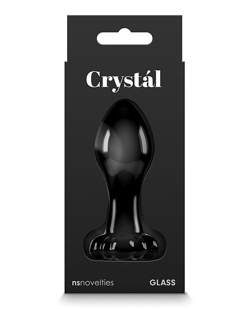 Crystal Crystal Flower Butt Plug - Black - Image 2