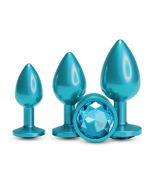Rear Assets 3 pc Trainer Kit w/Teal Gem - Iridescent Teal - Image 2