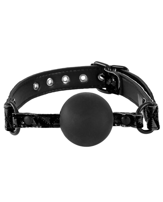Sinful Sinful Soft Silicone Gag - Black - Image 2