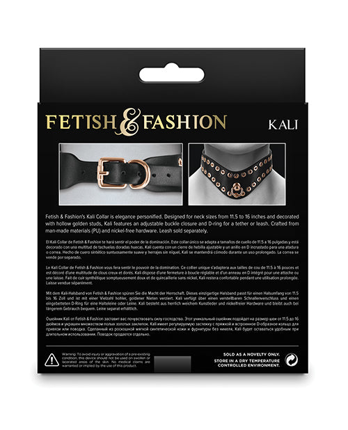 Fetish & Fashion Fetish & Fashion Kali Collar - Black - Image 2