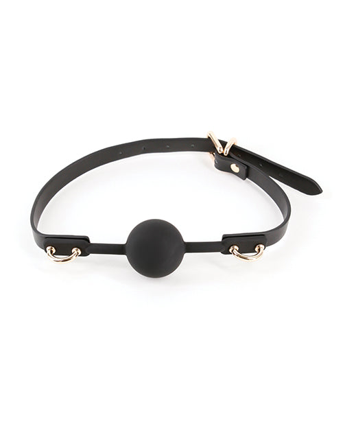 Fetish & Fashion Fetish & Fashion Carol Ball Gag - Black - Image 2