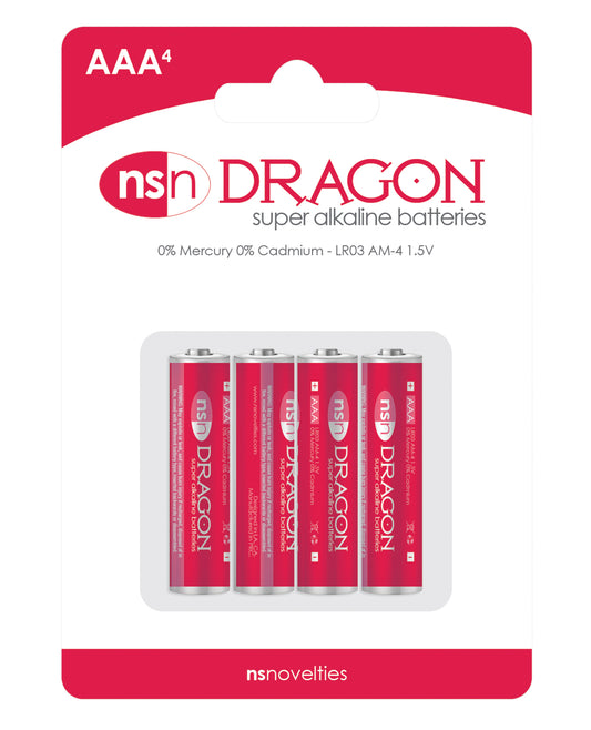 Dragon Dragon Alkaline Batteries - AAA Pack of 4 - Image 2