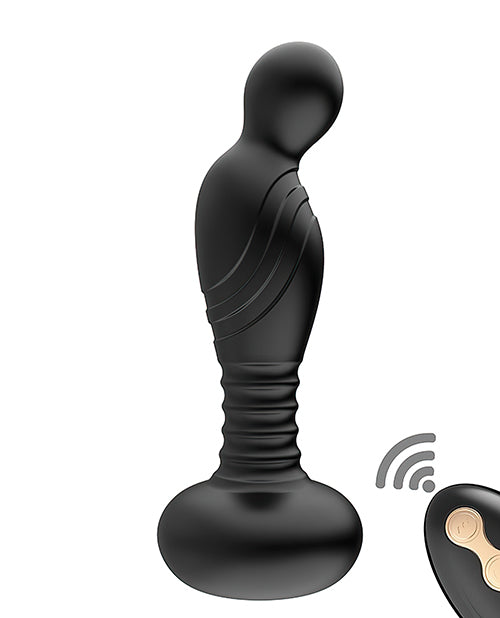 Ass-sation Ass-sation Remote Vibrating P Spot Plug - Black - Image 2