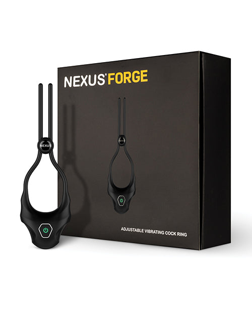 Nexus Nexus Forge Single Lasso Vibrating Cock Ring - Black - Image 2