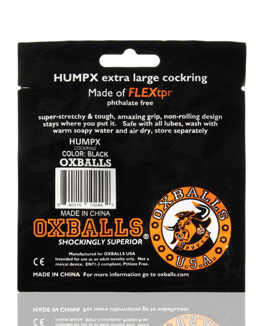 Oxballs Oxballs HUMPX Cockring - Black - Image 2