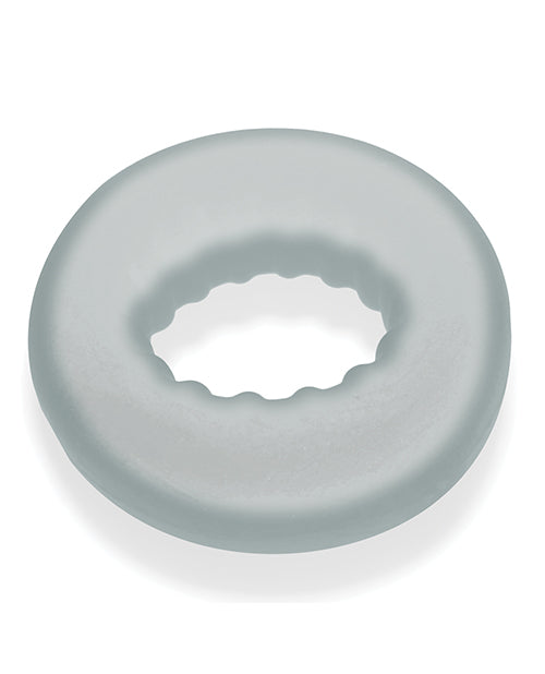 Oxballs Oxballs Axis Rib Griphold Cockring - Clear Ice - Image 2