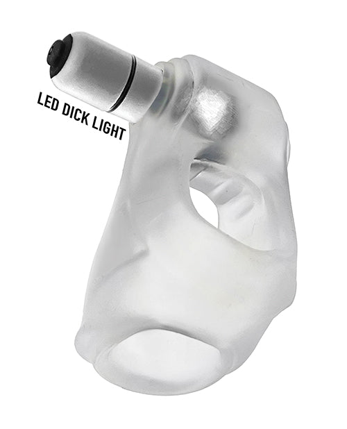 Oxballs Oxballs Glowsling Cock Sling - LED Clear Ice - Image 2