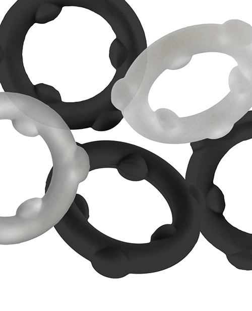 Oxballs Oxballs Gearheads 5 Pack Spinner Rings - Black/Vapor - Image 2