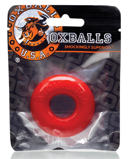 Oxballs Oxballs DO-NUT-2 Cock Ring - Red - Image 2