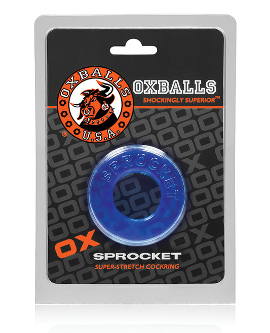 Oxballs Oxballs Atomic Jock Sprocket Cockring - Ice Blue - Image 2