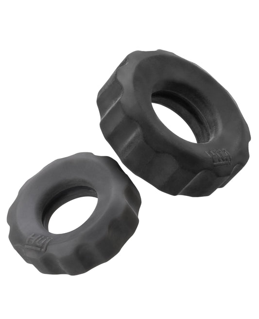 Hunky Junk Hunky Junk Cog Ring 2 Size Double Pack - Tar & Stone Pack of 2 - Image 2