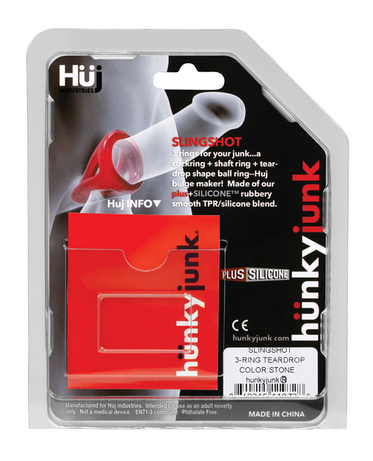 Hunky Junk Hunky Junk Slingshot 3 Ring Teardrop - Cobalt - Image 2