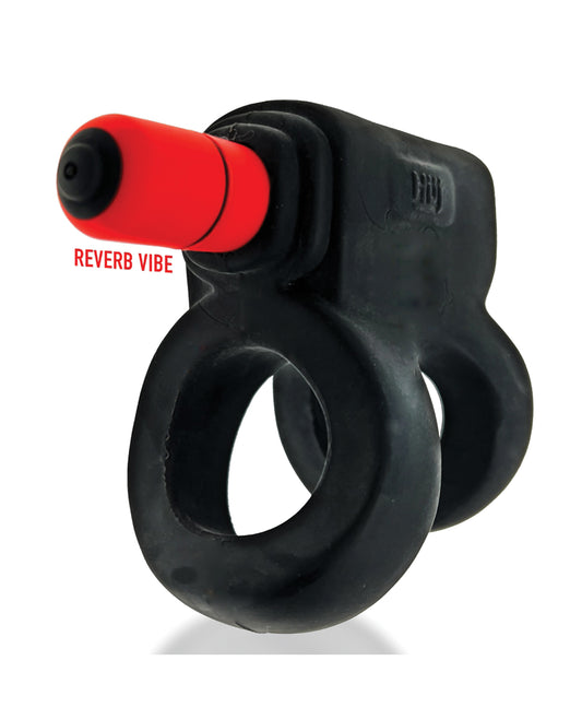 Hunky Junk Hunky Junk Revhammer Shaft Vibe Ring - Tar Ice w/Red Vibe - Image 2