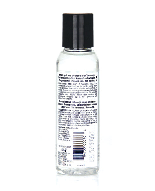 Fuck Water Fuck Water Thick Clear H2O - 2 oz - Image 2