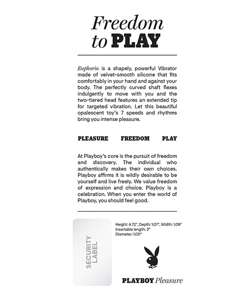 Playboy Playboy Pleasure Euphoria Mini G-Spot Vibrator - Opal - Image 2