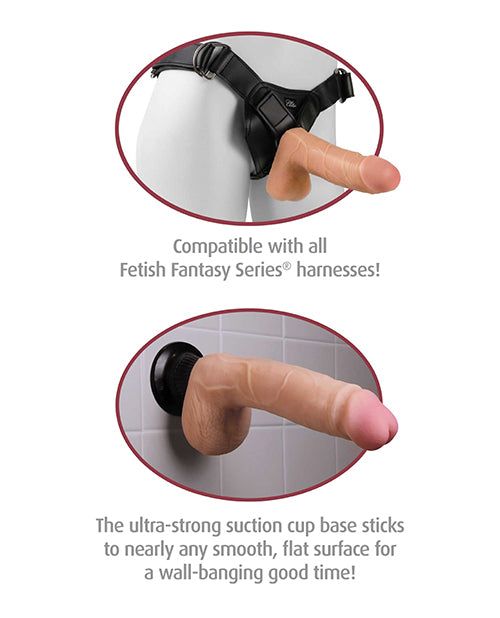Real Feel Deluxe Real Feel Deluxe No. 7 9" Vibe Waterproof - Black - Image 2