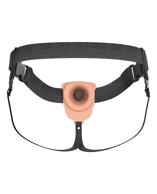 Fantasy X-tensions Fantasy X-Tensions Elite 8" Vibrating Hollow Strap-On - Light - Image 2