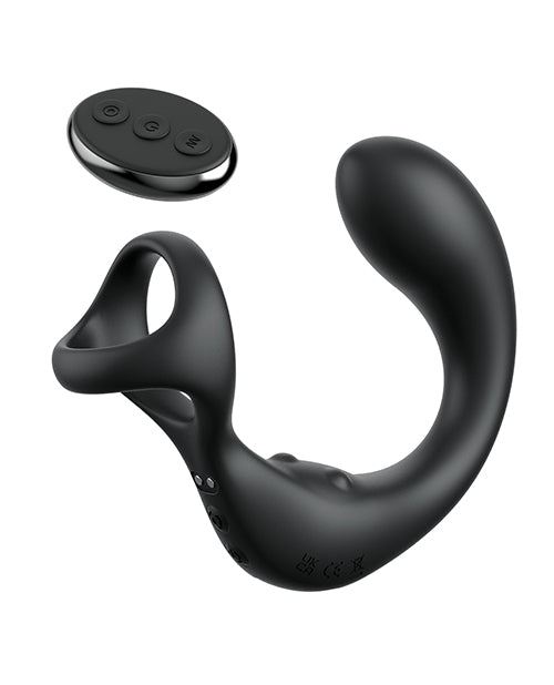 Anal Fantasy Elite Collection Anal Fantasy Elite Ass-Gasm Taint-Alizer P-Spot Vibrator - Black - Image 2