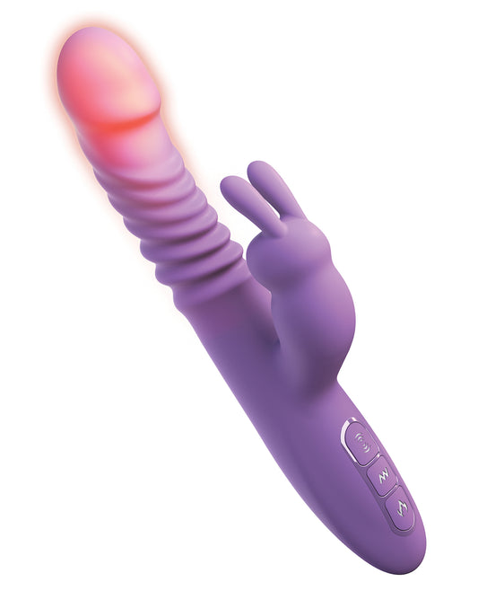 Fantasy For Her Fantasy For Her Ultimate Thrusting Silicone Rabbit - Purple - Image 2