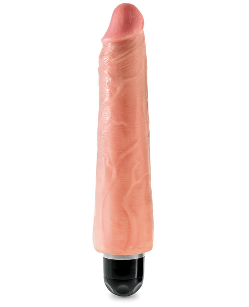 King Cock King Cock 9" Vibrating Stiffy - Flesh - Image 2